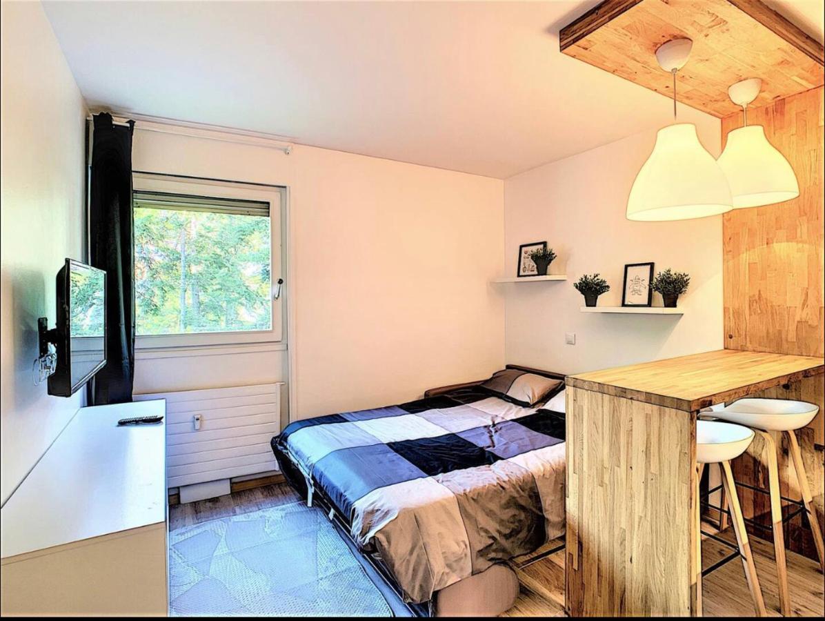 Centre Saint-Gervais Studio Vert Moderne 2 Pers Proche Telecabine Exterior photo